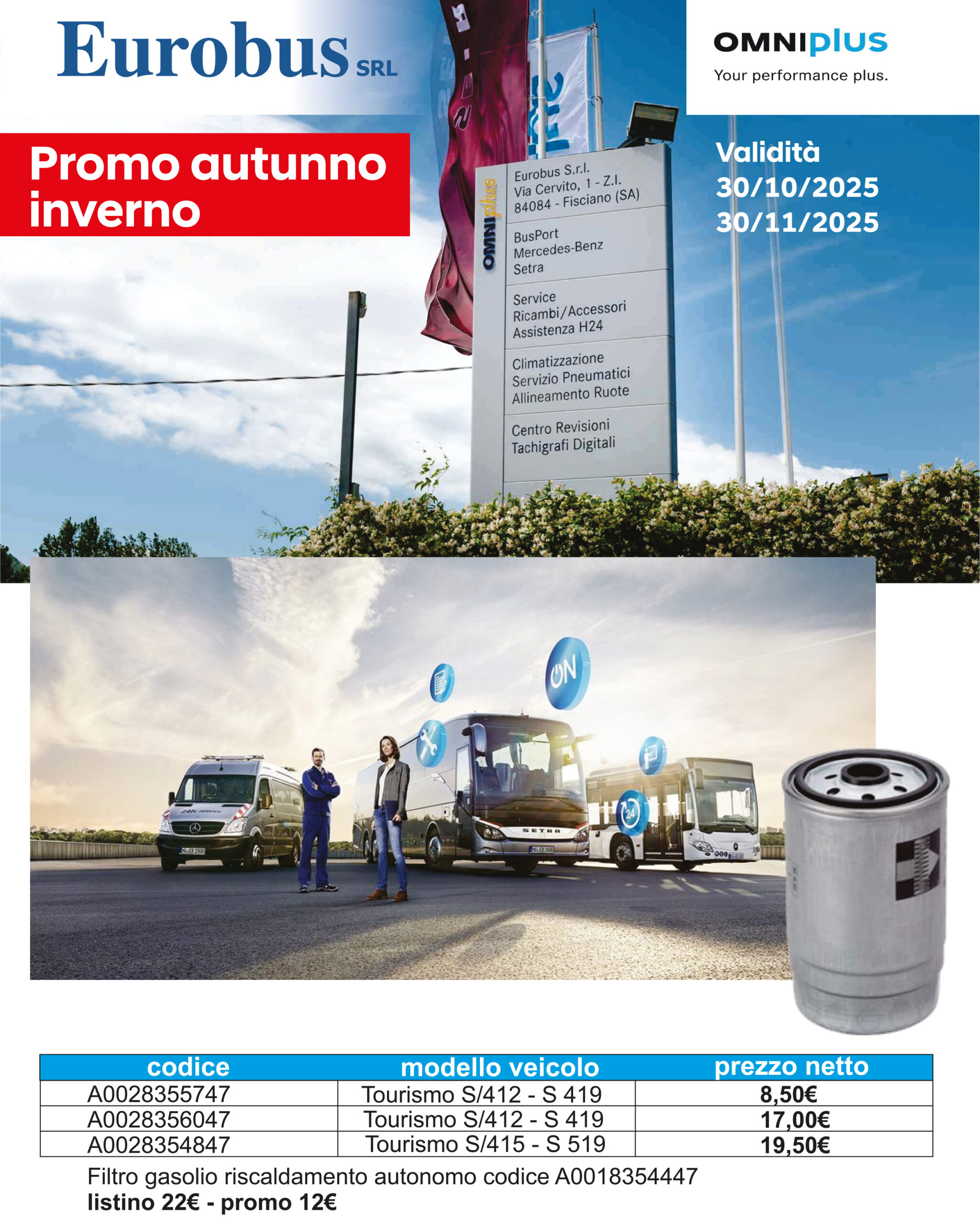 Promo autunno / inverno Eurobus